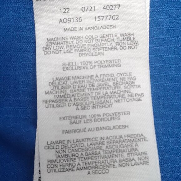 Columbia Omni-Wick Men's Size XL Royal Blue Button Front Shirt - Picture 6 of 11